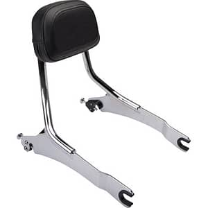 Detachable Backrest - Chrome - Two-up Seat - ScoutOpen Image Gallery
