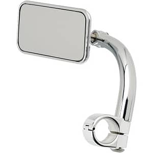 Rectangular Clamp-On Mirror - 7/8" - ChromeOpen Image Gallery