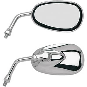Mirror - 'Lil' Cruiser - Side View - Oval - Chrome - Left/RightOpen Image Gallery