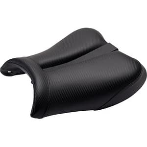 Gel Channel™ Track Carbon Fiber Sport Seat - Black - HayabusaOpen Image Gallery