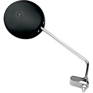 Mirror - Side View - Round - Black w/Chrome Stem - Right/LeftOpen Image Gallery