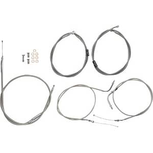 Cable Line Kit - 12" - 14" - '99 - '03 Roadstar - Stainless SteelOpen Image Gallery