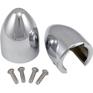 Fork Bullets/Axle Nut Covers - ChromeOpen Image Gallery