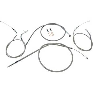 Cable Line Kit - 12" - 14" - XVS650CU - Stainless SteelOpen Image Gallery