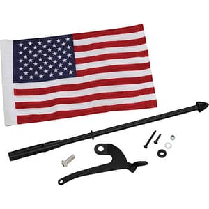Folding Flag Pole - Right - Black - Can-Am RT/F3Open Image Gallery