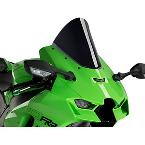 Race Windscreen - 12-1/2" - Black - Ninja ZX-10ROpen Image Gallery