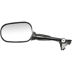 Mirror - Side View - Oval - Black - LeftOpen Image Gallery