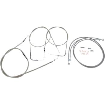 Cable Line Kit - 15" - 17" - '04 - '07 Roadstar - Stainless SteelOpen Image Gallery