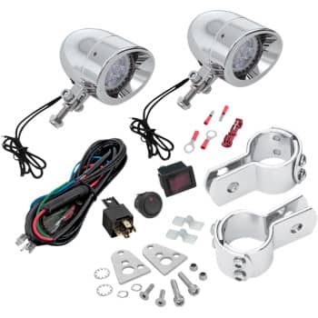 LED Mini Driving Lights Kit - ChromeOpen Image Gallery