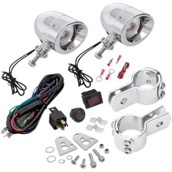 Halogen Mini Driving Lights Kit - ChromeOpen Image Gallery