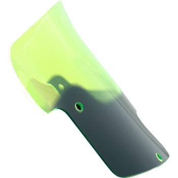 Kolor Flare™ Windshield - 8" - Green - IndianOpen Image Gallery