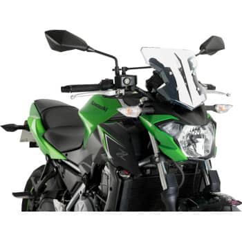 Flanker Windshield - 12-3/4" - Clear - KawasakiOpen Image Gallery